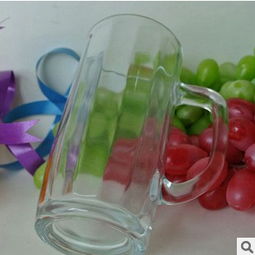 廠家直銷創(chuàng)意條紋玻璃扎啤杯 打造爆款促銷禮品，點亮日用百貨新商機